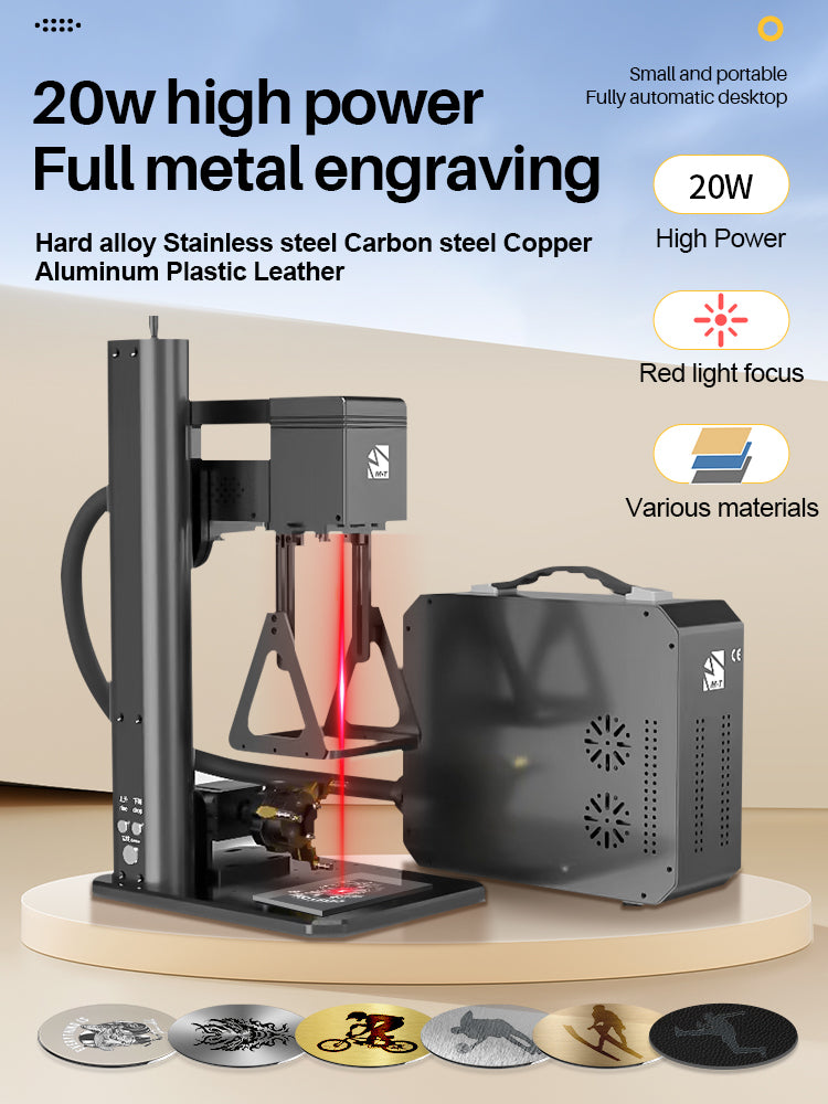 Unleash Precision On-The-Go with Our Compact Fiber Laser Marking Machine!