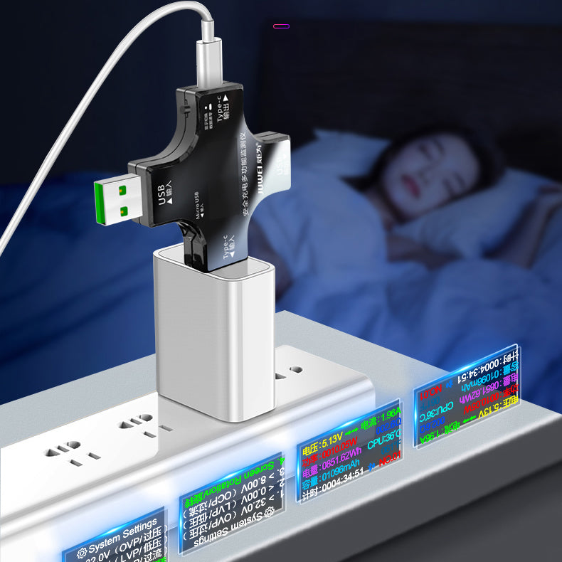 Type-C PD USB Tester DC Digital Voltmeter