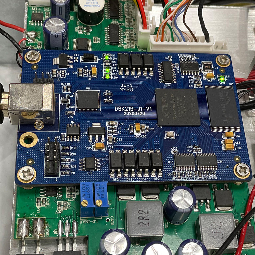M-triangel laser controller