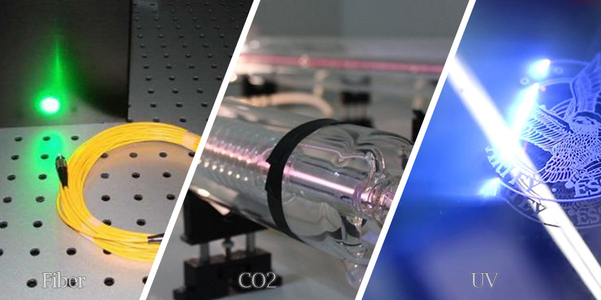 What difference between CO2, Fiber, UV laser marking machine