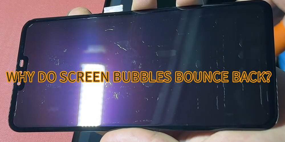 How to avoid screen bubbles rebouncing?
