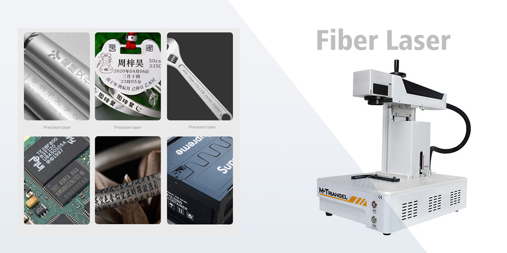 What are the representative applications of M-Triangel fiber laser