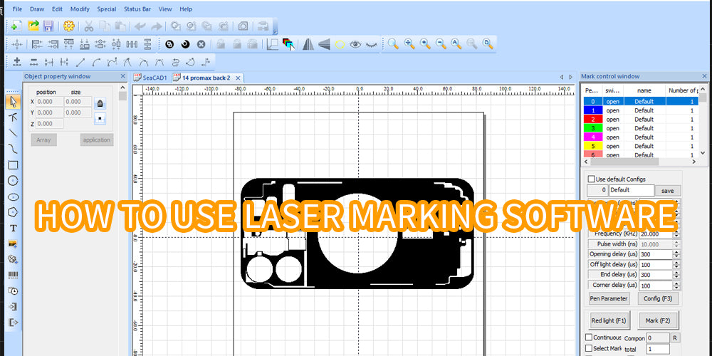 M-triangel laser software usage tips