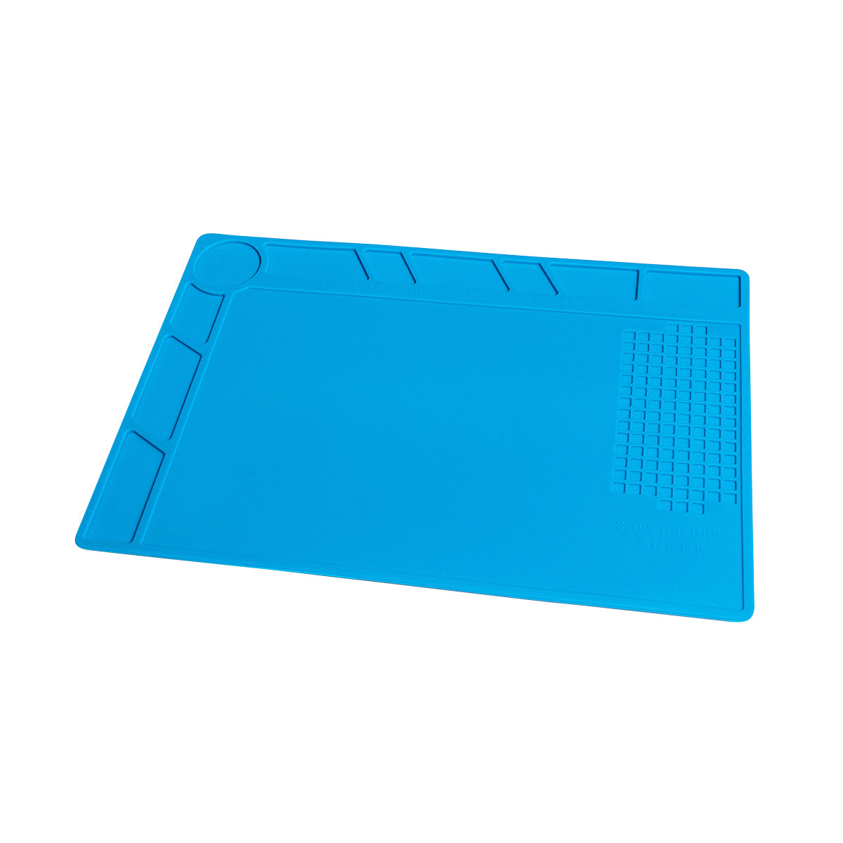 Heat Insulation Silicone Repair Mat with Scale Ruler and Screw Position