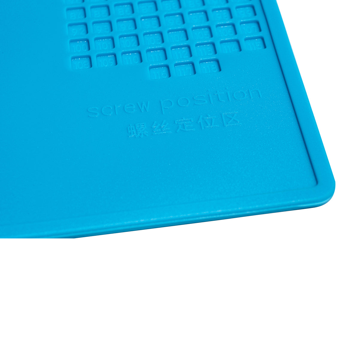 Heat Insulation Silicone Repair Mat with Scale Ruler and Screw Position
