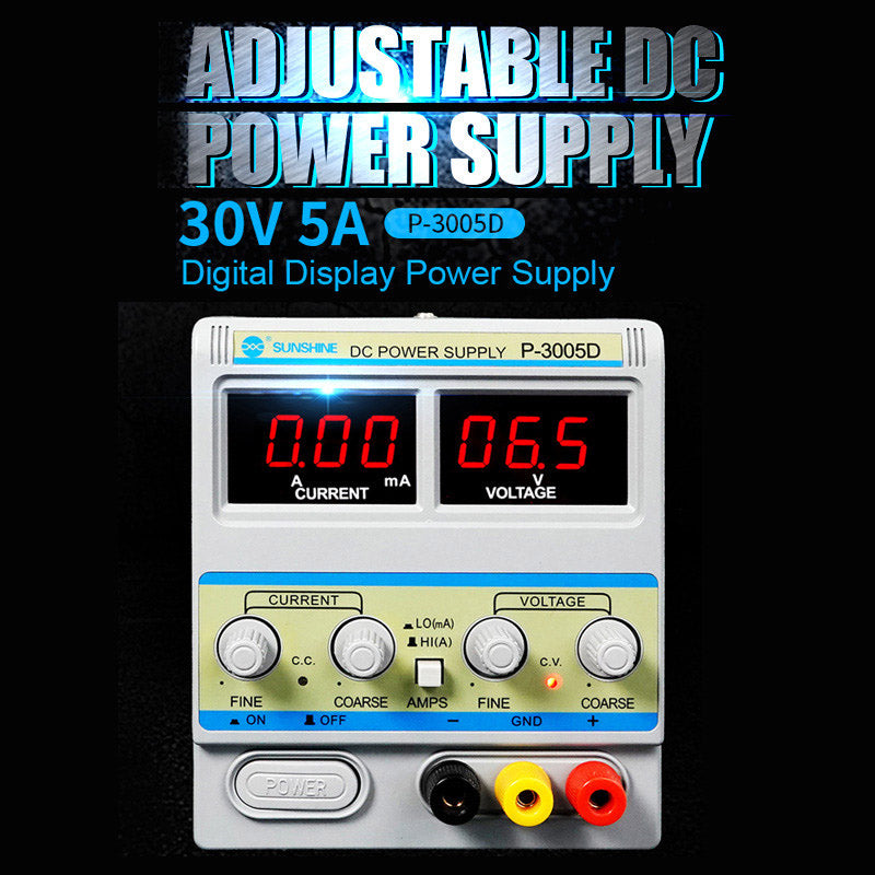 Sunshine P-3005D 5A 30V DC Power Supply With 3-Digital Display