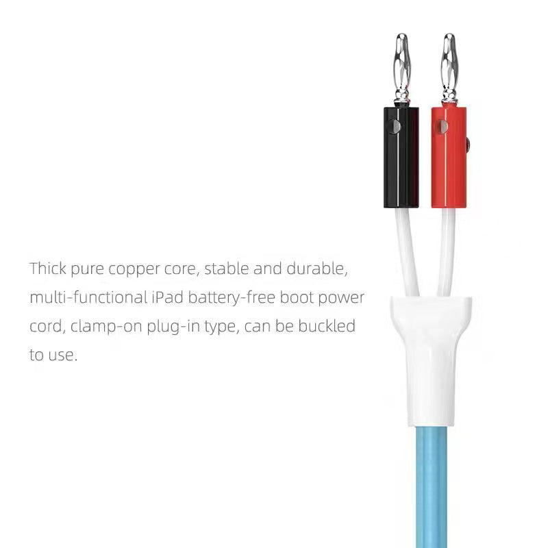 WL-648 iPad Power-on Power Cable Data Cable Battery-free Power-on Wire